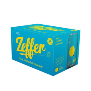 Liquor store: Zeffer Hazy Alcoholic Lemonade 6 pack 330ml cans