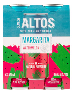 Liquor store: Altos Watermelon Margarita 4 pack