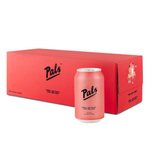 Liquor store: Pals Vodka Red Peach Yuzu & Soda 0% 6 Pack