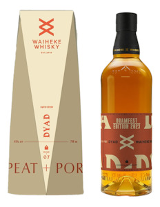 Liquor store: Waiheke Whisky Dyad Peat + Port 46% 700ml