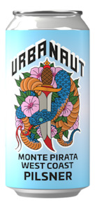 Liquor store: Urbanaut Monte Pirata West Coast Pilsner 440ml