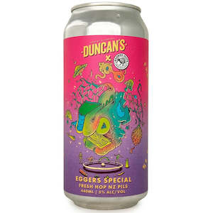 Liquor store: Duncan's Eggers Special Fresh Hop NZ Pilsner 440ml