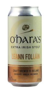 Liquor store: CARLOW O'HARA'S LEANN FOLLAIN EXTRA STOUT CAN 440ML