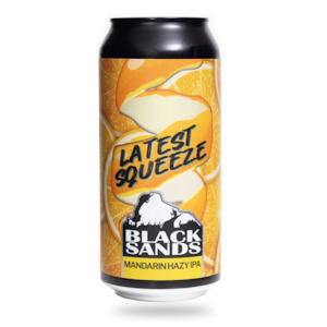 Black Sands Latest Squeeze Mandarin Hazy IPA 440ml