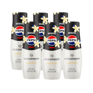 Sodastream X Pepsi: Pepsi Max Vanilla Syrup 6 Pack