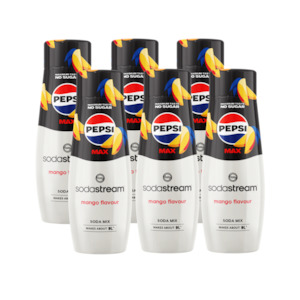 Sodastream X Pepsi: Pepsi Max Mango Syrup 6 Pack