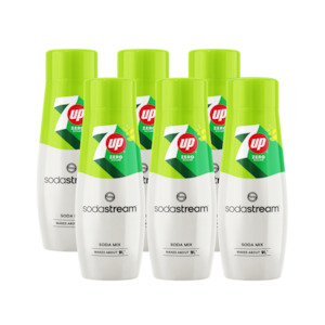 Sodastream X Pepsi: 7 Up Free Syrup 6 Pack