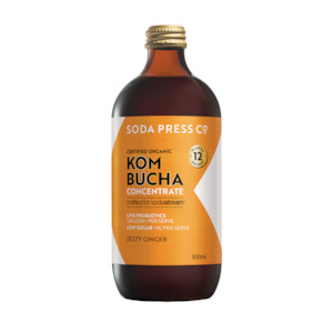 Soda Press Zesty Ginger Kombucha