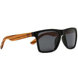 DALTON l Black Frame l Black Polarize Lens l Walnut Arms l  wholesale- (No gst) RRP $85.99