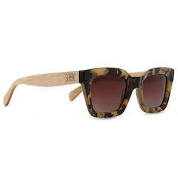 (b2b) ZAHRA Opal Tort l Brown Polarised Lens l Walnut Arms ( no GST) RRP $94.99