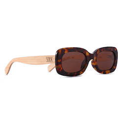 VIBE TOFFEE TORT l Black Polarised Lens l White Maple Arms