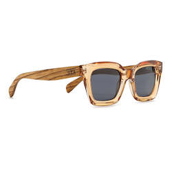 (b2b) ZAHRA CHAMPAGNE l Smokey Lens l Walnut Arms ( no GST) RRP $94.99