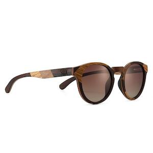 (b2b) THE DRIFTER l Maple and Ebony Wooden Frame l Brown  Polarized Lens l whole…