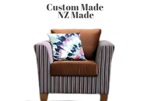 Furniture: Milan Chair : A Stylish Patterned Fabric Armchair