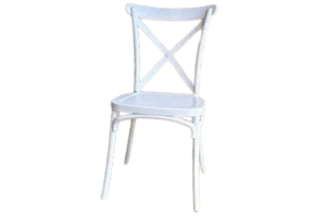 White PP Garden Dining Chairs