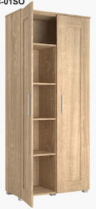 Direct: Multi Purpose Broom/Storage Cupboard - Free Standing