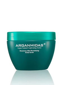 Rosemary Mint Revitalizing scrub 300ml Arganmidas.nz