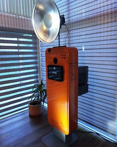 Rental: The 'Orange Box' Photobooth (Christchurch)