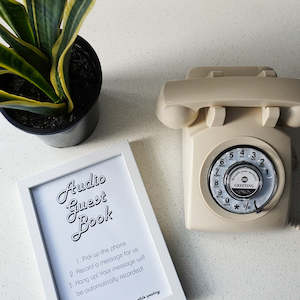 Rental: Audio Guest Book (Telephone-Style)