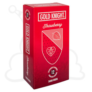 Gold Knight Strawberry Condoms