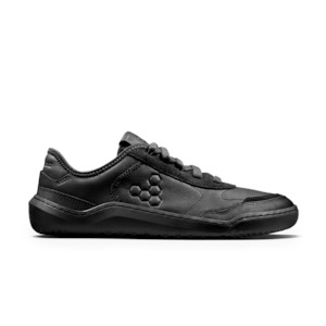 [PRE-ORDER] Vivobarefoot Gobi Sneaker Leather Womens Obsidian (ETA. MID DEC)