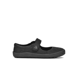 Vivobarefoot Wyn School Kids Obsidian Black