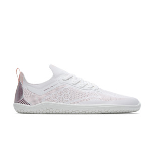 Vivobarefoot Primus Lite Knit Womens White/ Peach Melba