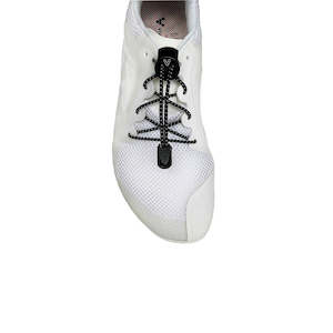 Vivobarefoot Insoles: Vivobarefoot Toggle Laces Kids Striped Black