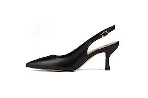 Lena Slingback Court Black