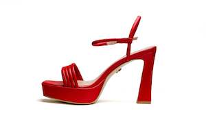 Bianca Platform Sandal Red