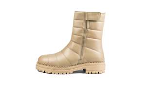 Olivia Combat Boot Cream