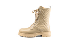 Riley Combat Boot Cream