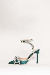 Brooke Heel Emerald Green 10cm