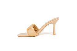 Internet only: Julia Ruffled Mule Nude