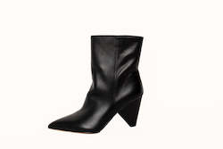 Internet only: Tony Wedge Heel Boot Black