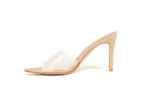 Court Mule Heel Nude