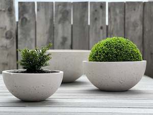 Hemisphere Planters (Concrete Garden Planters)