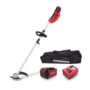 Lawn mower wholesaling: Powerworks 40V trimmer/brushcutter 5ah - kit