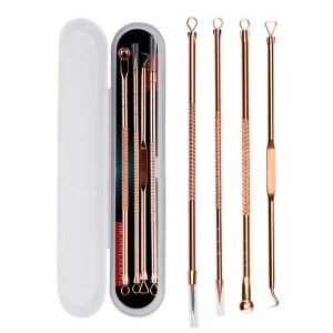 Health: Blackhead Whitehead Spots Pimples Removal Tool Set Kit