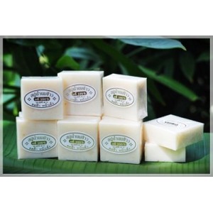 Thai Rice Milk Herbal Soap Handmade Whitening Collagen Natural Body Face Acne