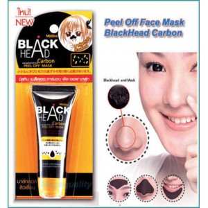 Mistine Blackhead Carbon Charcoal Peel Off Face Mask Removes black sports and cleans pores