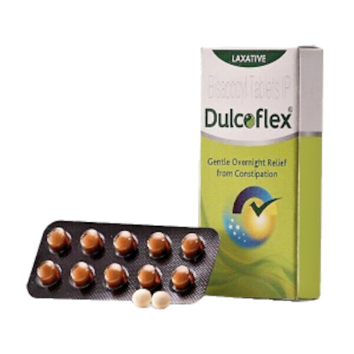 Health: Dulcoflex 5mg for Constipation, Laxative & Bowel Movement Regulator 100 Tablet