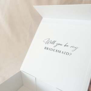 Gift: Personalised Gift Box | Bridal Party Proposal Box | Name & Message