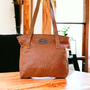 Woesmooi Genuine leather Shopping Bag - Light