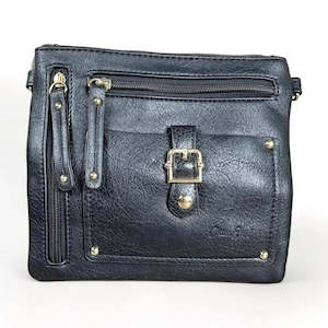 Sling Bag - PU leather Black