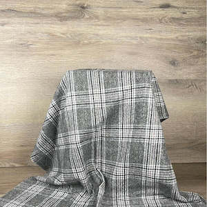 Cotton Road Winter Scarf - Grey, White and Black Patterned