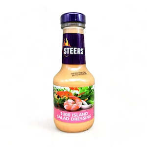 On Sale: Steers 1000 Island Salad Dressing Sauce 375ml (Glass bottle)