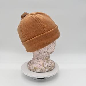 Cotton Road Polar Fleece Beanie - Light Brown