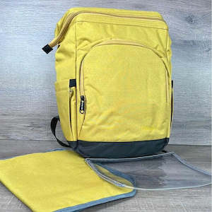 Cotton Road Nappy Bag - Backpack - Mustard