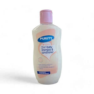 Baby Bags And Accessories: Purity & Elizabeth Anne's Shampoo 2 In 1 Baby Shampoo & Conditioner - 200ml